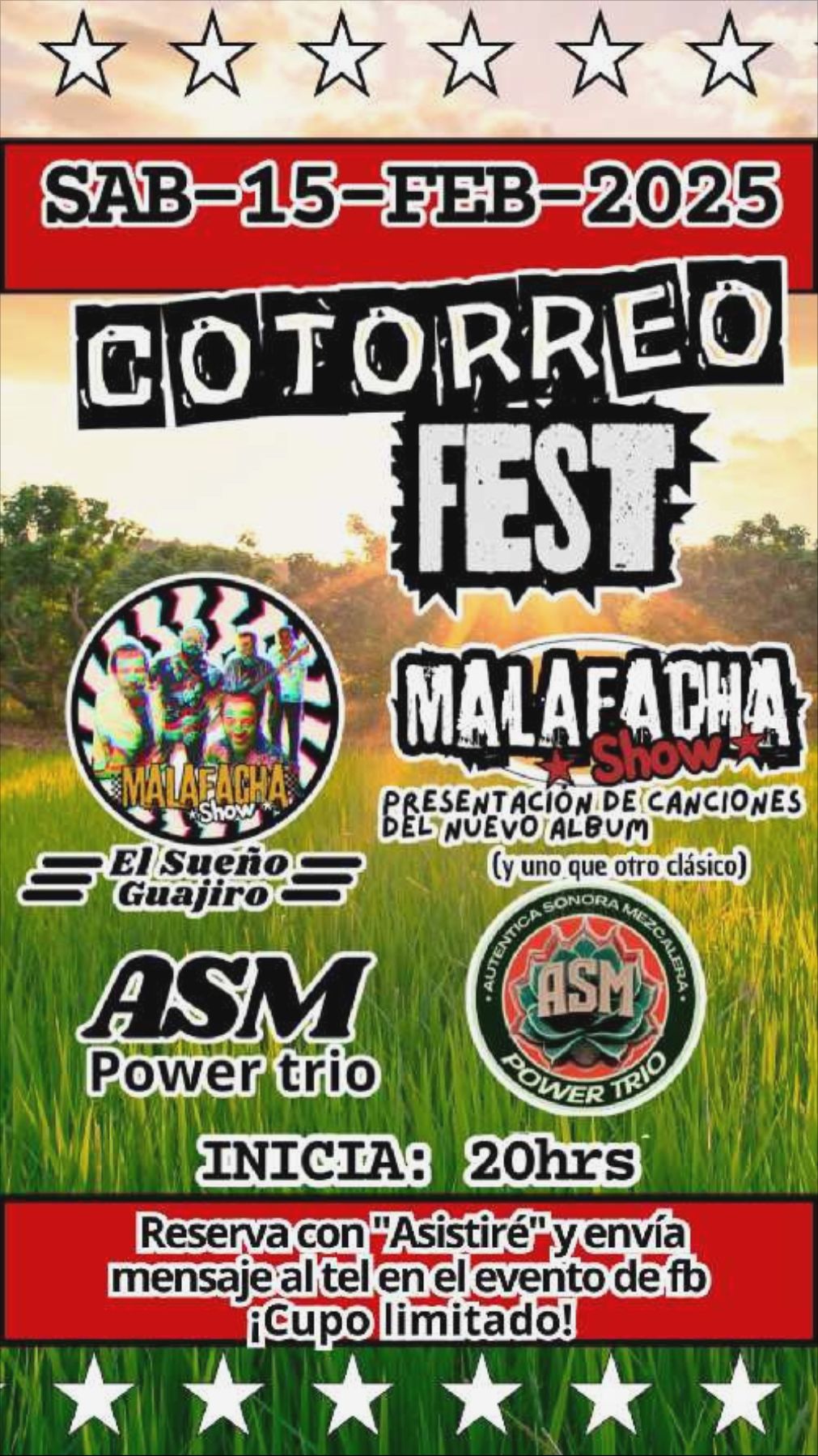 Foto de la banda Malafacha Show