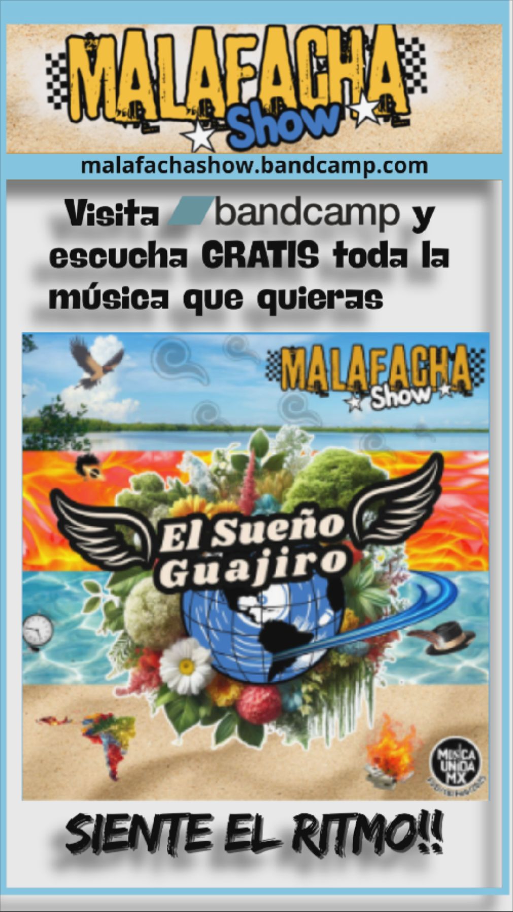 Foto de la banda Malafacha Show