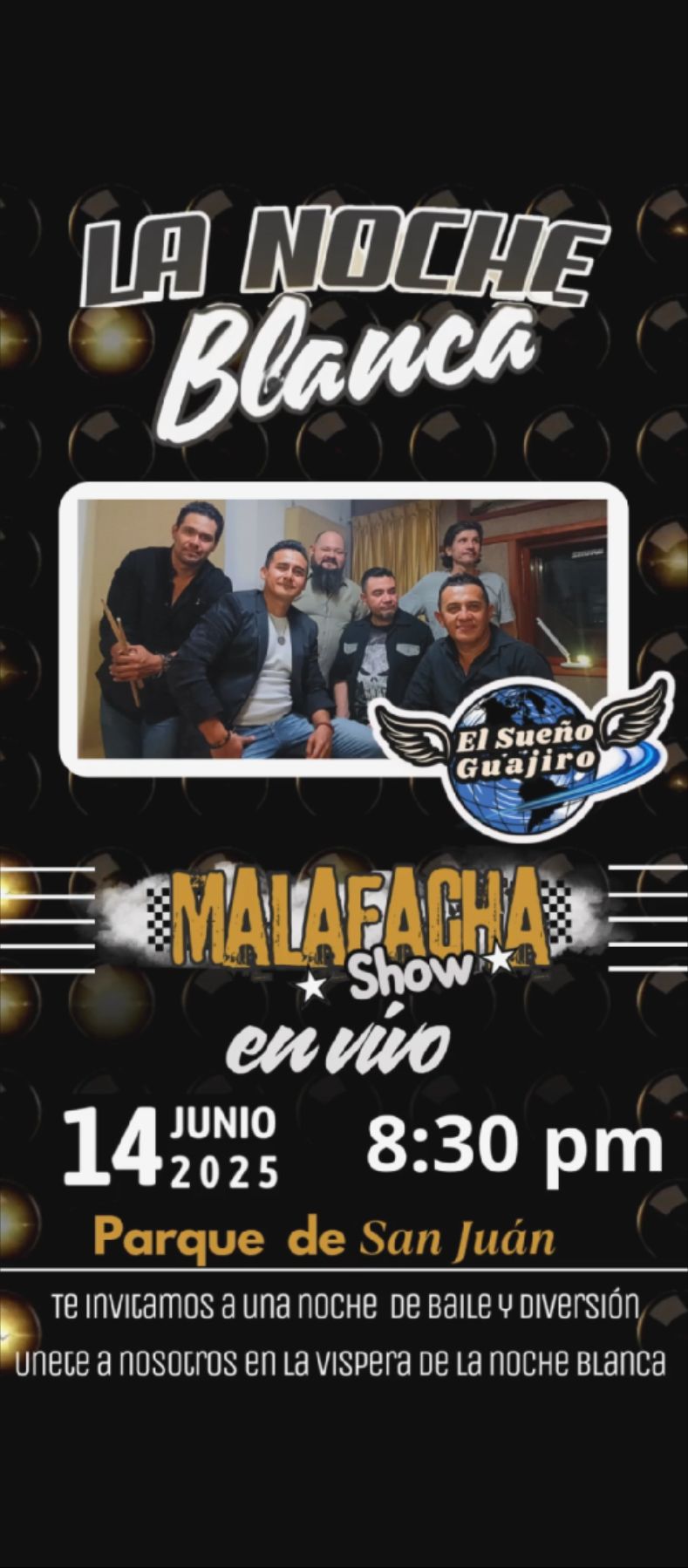 Foto de la banda Malafacha Show