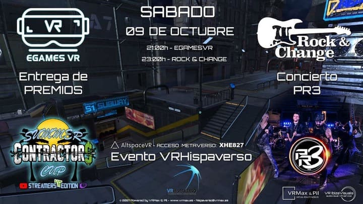 CONCIERTO EN REALIDAD VIRTUAL DE PR3 SABADO 9 OCUBRE