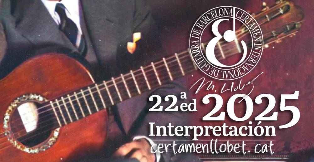 Certamen Internacional de Guitarra de Barcelona Miquel Llobet 2025