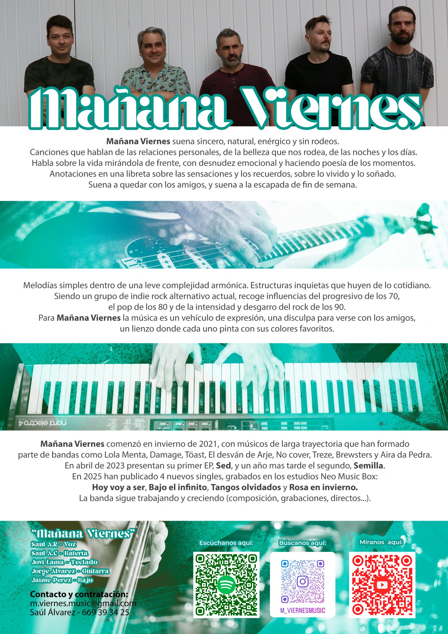 Foto del músico Mañana Viernes